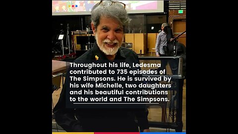 The Simpsons veteran Chris Ledesma dies at the age of 64