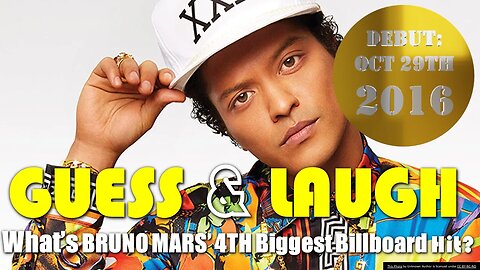 Funny BRUNO MARS Joke Challenge. Guess the song from the humorous animation!