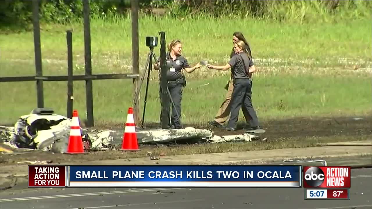 2 killed in small plane crash in Ocala, police say