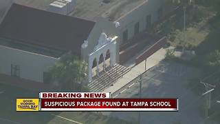 Tampa school evacuated, suspicious package found