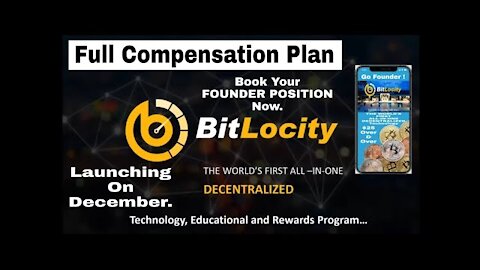 Bitlocity. How it works. Just facts.New Compensation plan