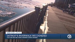 Detroit Riverwalk named best riverwalk in America in USA Today's Readers' Choice Awards