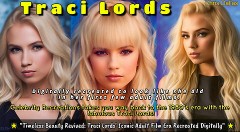 🌟 "Timeless Beauty Revived: Traci Lords' Iconic Adult Film Era Recreated Digitally" 🌟