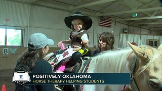 Horse Therapy Helping Students