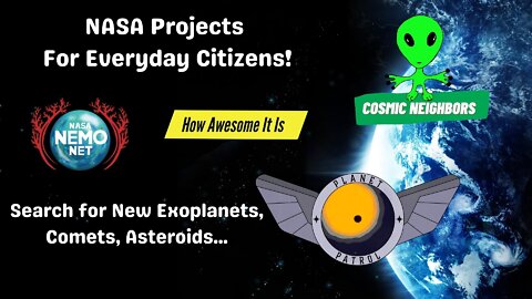 NASA Science Projects For Everyday Citizens - NASA Needs Your Help!