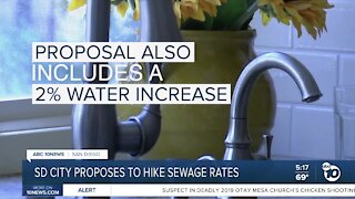 San Diego proposes to hike sewage rates