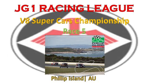 Race 5 | JG1 Racing League | V8 Super Cars Championship | Phillip Island | AU