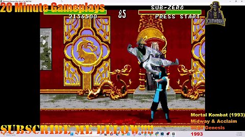 20 Minute Gameplays: Mortal Kombat (1993)
