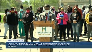 Milwaukee County officials announce new violence prevention aimed at juveniles