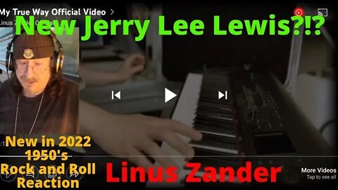🎵 New Jerry Lee Lewis?? - Linus Zander - My True Way - New 1950's style Rock and Roll - REACTION