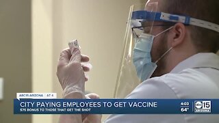 City of Phoenix paying employees to get COVID-19 vaccine