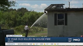 House fire kills thirteen year old girl