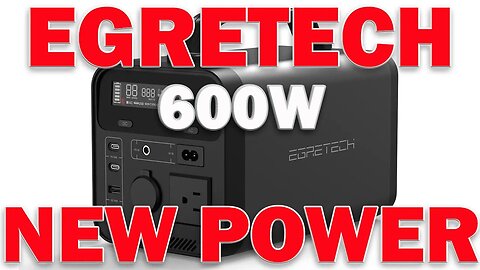 Egretech 600W Portable Power Station