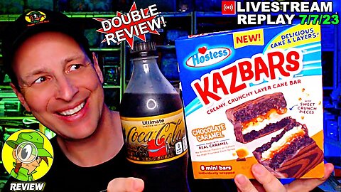 Hostess® CHOCOLATE CARAMEL KAZBARS™ Review 🧁🍫🍮 Livestream Replay 7.7.23 ⎮ Peep THIS Out! 🕵️‍♂️