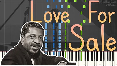 Erroll Garner - Love For Sale 1947 (Stride Piano Synthesia)