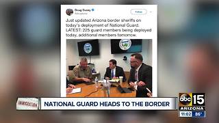 Arizona National Guard heads to the border