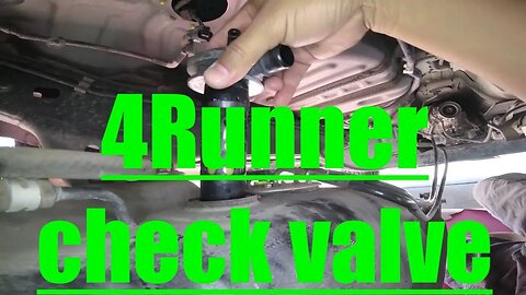 GAS FUMES P0440 P0446 Fuel Check Valve Replacement Toyota 4Runner √ Fix it Angel