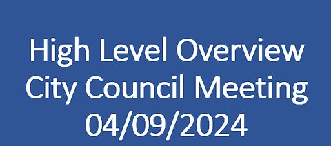 Blair City Council Meeting 04/09/2024