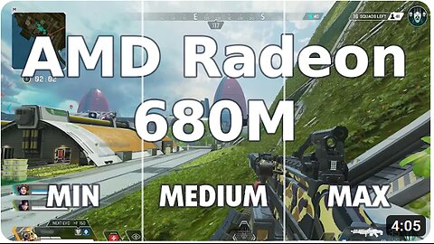 🎮 AMD Radeon 680M - Apex Legends gameplay benchmarks (1080p)
