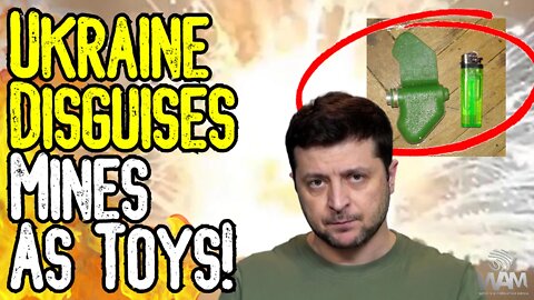 UKRAINE DISGUISES MINES AS TOYS! - Pure Evil As Colorful Petal Mines Dropped On Russians In Donetsk