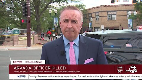 Sources say officer killed in shooting in Olde Town Arvada