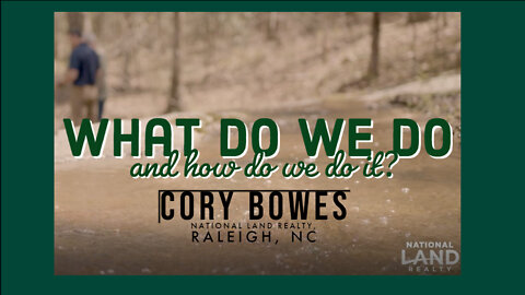 Cory Bowes- National Land Realty, Raleigh, NC