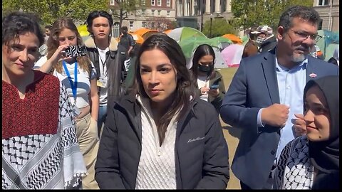 AOC Shows Her Support For Pro Hamas Protestors At Columbia