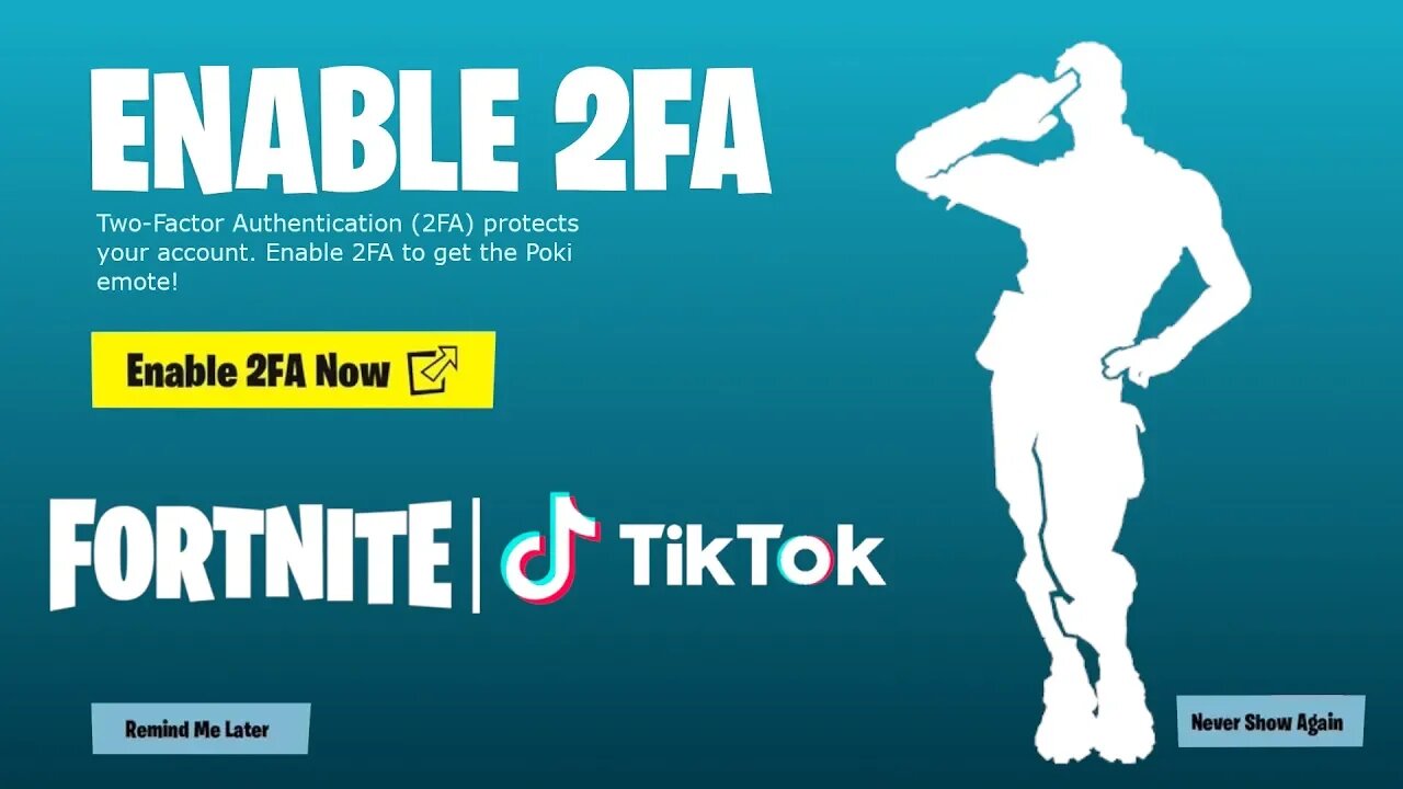 HOW TO ENABLE 2FA FORTNITE! 