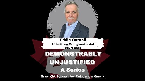 Demonstrably Unjustified (A Series) With This Episodes Guest, Eddie Cornell