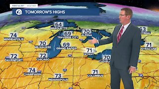 Record warm weekend