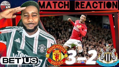 MANCHESTER UNITED 3-2 NEWCASTLE | FAN REACTION | Premier League Ivorian Spice Reacts
