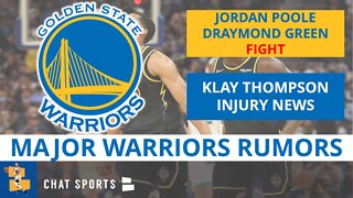 : Draymond Green & Jordan Poole FIGHT At Practice? Klay Thompson Injury Latest: HUGE Warriors Rumors