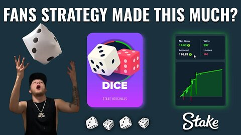 TESTING OUT A DICE STRATEGY ON STAKE THAT A FAN MADE...