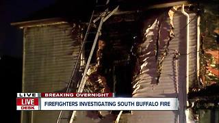 Buffalo firefighters investigating overnight house fire