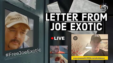 JoeExoticTV the Tiger King Live Stream- Fighting for freedom and the 2024 President of the USA