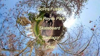 GoPro Fusion Skateboard at Los Reyes park in Santiago