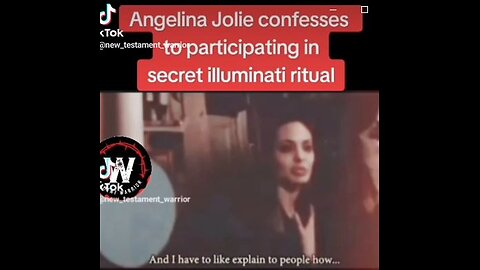 Angelina Jolie discussing illuminati S and M rituals