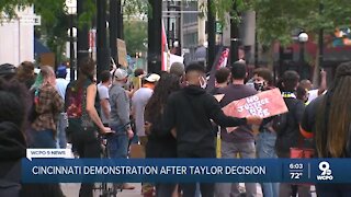 Local protests in Downtown Cincinnati
