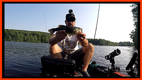 Kayak Fishing Hopewell Lake at French Creek State Park