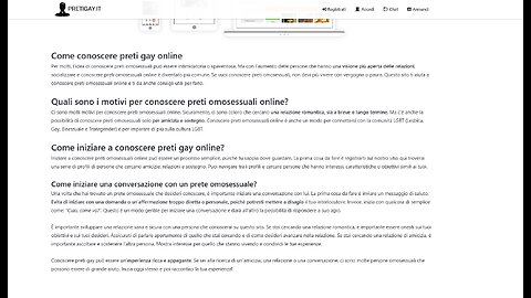 Pretigay.it,la chat dei preti LGBT🏳️‍🌈SERVIZIO MEDIASET 2015 Carissimi preti pedofili e sodomiti gesuiti e non,se volete darlo e prenderlo nel culo,siete liberi di farlo,basta che vi svestiate dell'abito talare e la gente non s'incazza