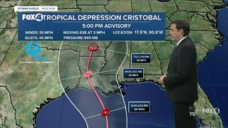 Cristobal expected to strengthen this weekend