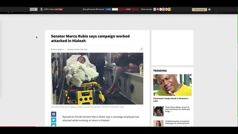 Canvasser Working for Marco Rubio BEATEN in Hialeah, Democrats Condemn The Attacks #midterms2022