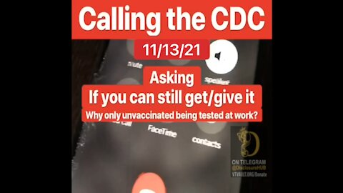 Awesome CDC phone call!