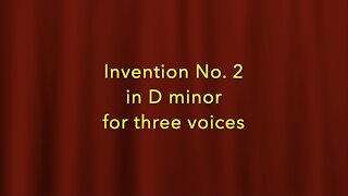 Invention No. 2 in D minor for three voices by Robert W. Padgett