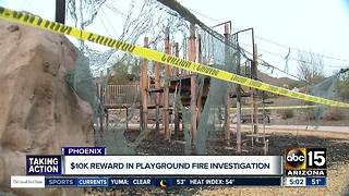 Valley community wants answers after park playground torched overnight