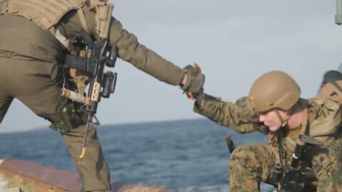 Dutch, French and US Marines land in Norway for Exercise Cold Response 22