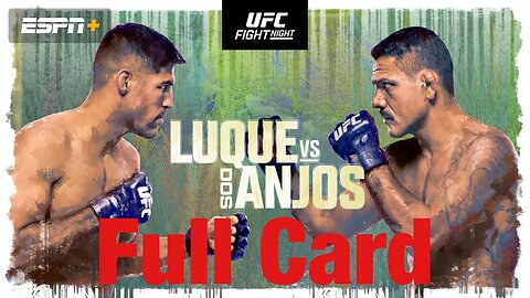 UFC Fight Night Luque Vs Dos Anjos Full Card Prediction