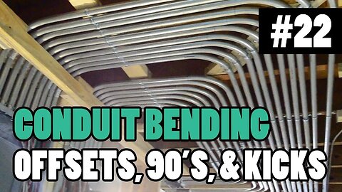 How To Bend EMT Conduit/Tubing - HOW ELECTRICIANS BEND 90s, OFFSETS, BOX OFFSETS, & KICKS