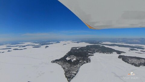 Supercubs Last Flight before New Avionics Installed