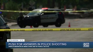 Push for answers in police shooting